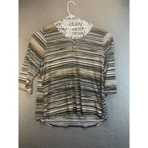 Cocomo Top Women Size 2XL Stretch Pullover Top Accents at Neck